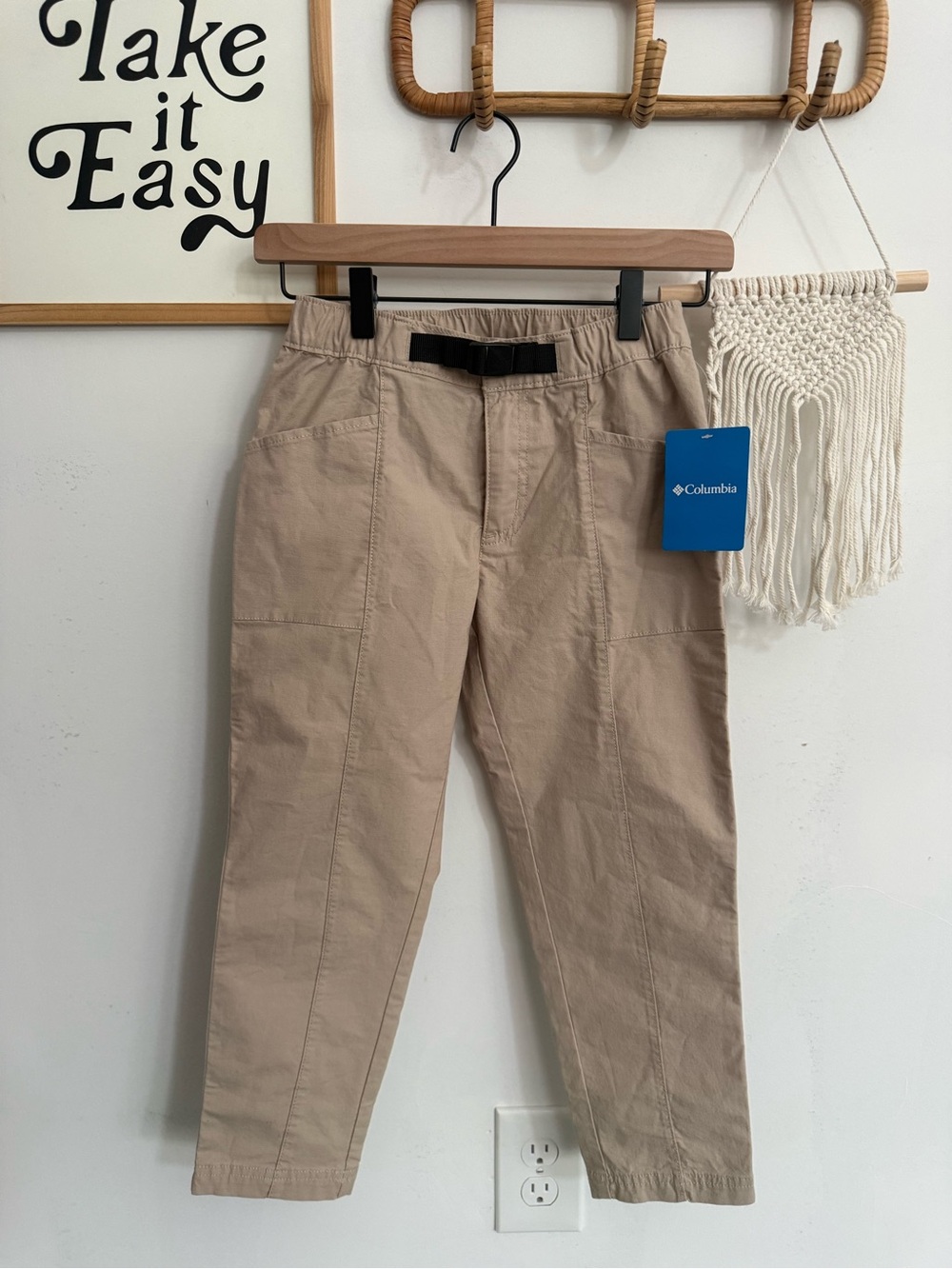 Columbia - boys size S (7/8) - NWT Wallowa belted pants